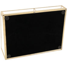 Selection hersoo gold mirrored vanity tray glass makeup display organizer dresser comestic storage for palette lipstick brushes skincare perfumes bathroom accessories
