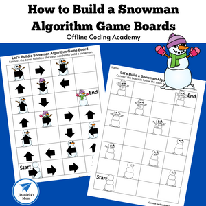 How to Build a Snowman Algorithm Game Boards