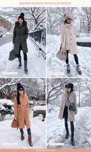 Winter Outfits with Flat Boots (Video)