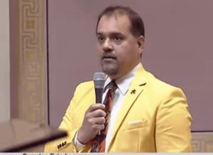 Watch a State Senator in a bright yellow sports coat decry abomination