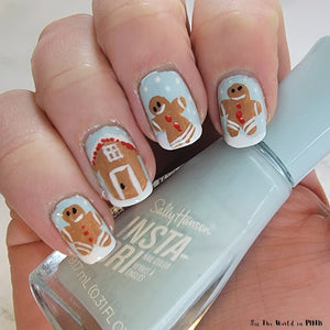 Manicure Monday - Gingerbread Nails