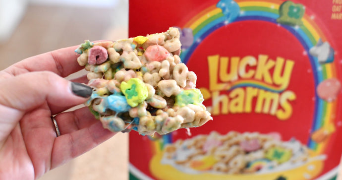 Make Gooey Lucky Charms Marshmallow Treats Using Only 3 Ingredients!