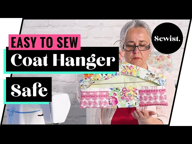 Easy To Sew A Coat Hanger Safe, Coat Hanger Safe Sewing Tutorials, Quick Coat Hanger Safe DIY Tutorial Need hidden storage for documents when on ...