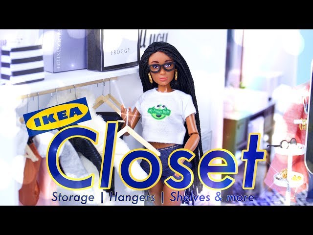 by request: Happy Funday Monday!! #Craft along with Froggy and make this Fabsome #IKEA Closet today!! Make version 2.0 of our Doll Hangers, Usable #DIY ...