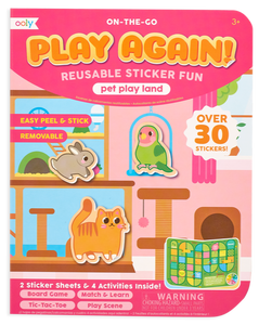 Ooly Play Again Mini On-the-Go Activity Kit Pet Play