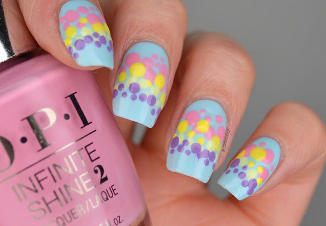 NAILS | Easter Pastel Dotticure #CBBxManiMonday