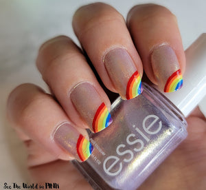 Manicure Monday - Pride Rainbow Accent Nails