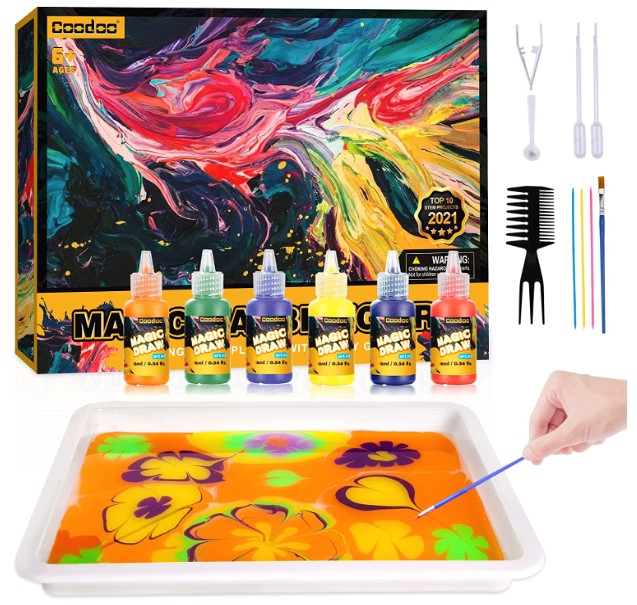 Water Marbling Paint Set, Crystallized Board Game, Pokemon Trading Card Set & more (4/28)