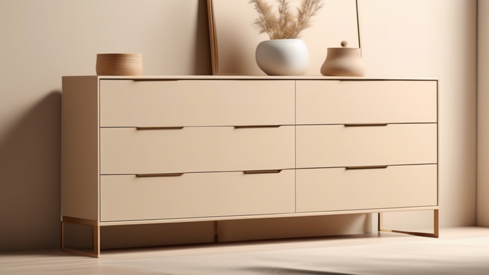 Beige Beauty: The Perfect Dresser for Any Space