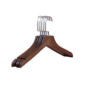 Xyijia Hanger 10 Pcs Vintage Hardwood Hangers Adult Costumes Store Non-Slip Clothes Racks Wood Hanger Closet Collection