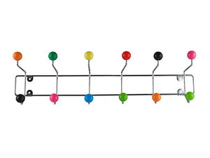 Present Time Saturnus Hat Rack with Assorted Colored Plastic Balls, X-Large