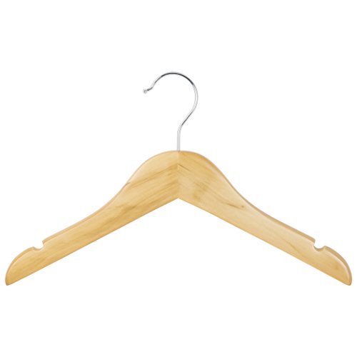 Richards Homewares Imperial/Juvenile Set/6 Wood Children's Shirt/Coat Hangers (Set of 6)