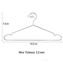 JUNING Wire Hangers, 30 pack Stainless Steel Strong Metal Clothes Hangers-16 Inch