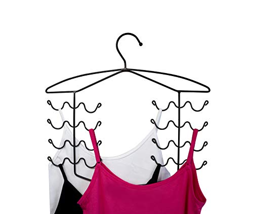 3 Pack Bronze Women's Bra Sport Tank Camisole Top Swim Suit Strap Dress Hanger Closet Organizer (3 Pack)