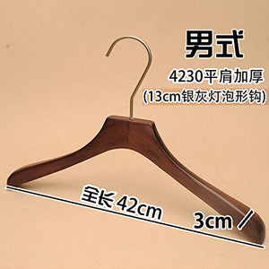 Xyijia Hanger (10Pcs/ Lot Wooden Hangers Clothing Store Retro Men and Women Children's Clothing 13Cm Long Hook Wood Hanger Pants Rack