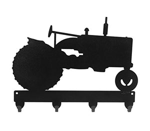 SWEN Products Tractor - Farmall Metal Key Chain Hanger - Leash Holder