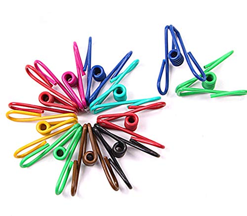 30pcs Steel Wire Clip,Colorful Vinyl-coated Windproof Clothespin(Mixed Colors)By Alimitopia
