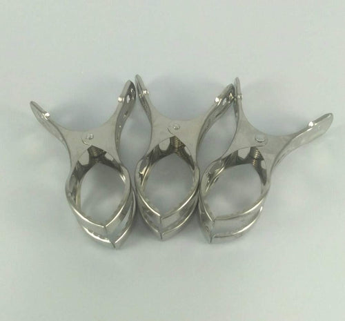 Galapagoz 3 Pcs/Set Clothespin Clips Laundry Drying Hanger Clothes Pegs Stainless Steel