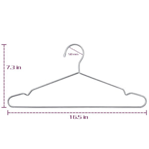 30 Pack Clothes Hangers Stainless Steel Strong Metal Wire Hangers Clothes Hangers 16.5 Inch-Gabbay