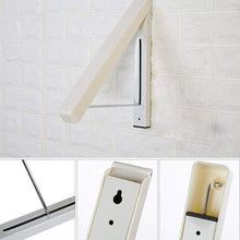 Suit Hangers, Stainless Steel Clothes Wall Hanger Retractable Indoor Magic Foldable Drying Towel Rack