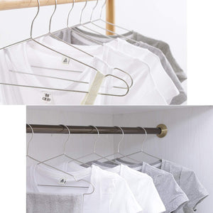 Origa 20 Pack Stainless Steel Strong Metal Wire Hangers, 16.5 inch Coat Hanger, Standard Suit Hangers, Clothes Hanger