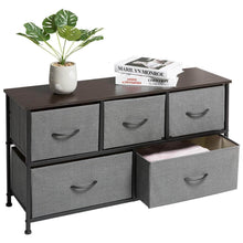 Great marble field 3 tier dresser drawer nightstands storage organizer dresser tower with 5 easy pull drawers and metal frame for your bedroom nursery closet entryway grey 32 37x11 31x29 84