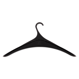 Alba Plastic Coat Hangers, 12/Set, Black
