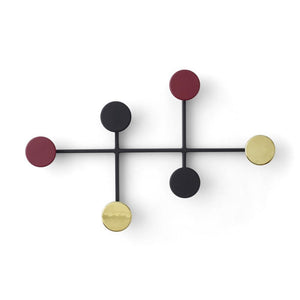 Afteroom Coat Hanger in Black & Brass design by Menu