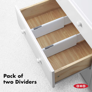 Order now oxo good grips expandable dresser drawer divider 2 pack