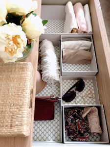 Explore happibox hikidashi box set of 3 dresser drawer organizer for clothes decorative storage box with lid clothing organizer desk drawer organizer organizing bin memory box cardboard gray