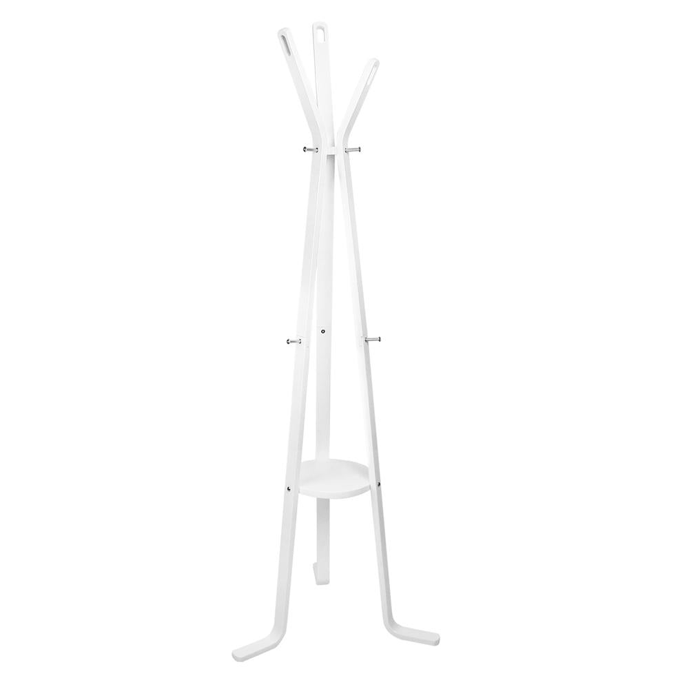 Artiss Wooden Coat Hanger Stand - White