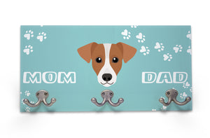 Wall Mounted Coat Rack - Jack Russell Terrier